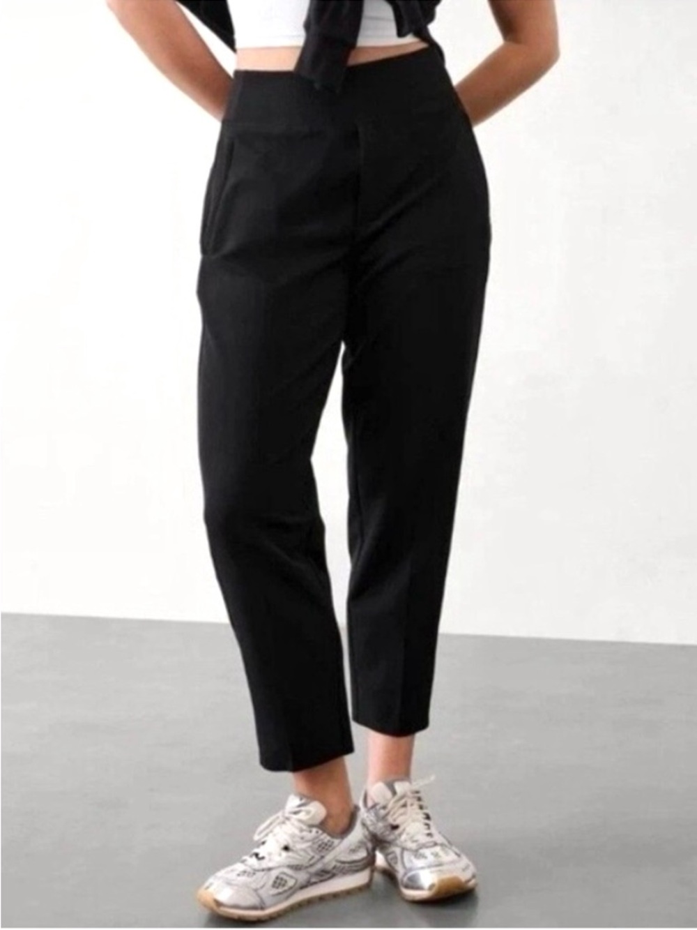 10T Athleta Endless Black High-Rise Pants Slacks for Everyday & Travel